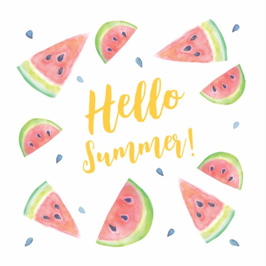 zomer sticker (Voorkant)