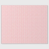 Zomer Stoffig Roos Blush Roze Witte Zigzag Stripes Cadeaupapier (Vlak)