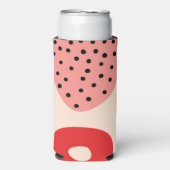 Zomer Strand Abstract Patroon Kleurrijke Regenboog Seltzer Blikjeskoeler (Seltzer Voorkant)