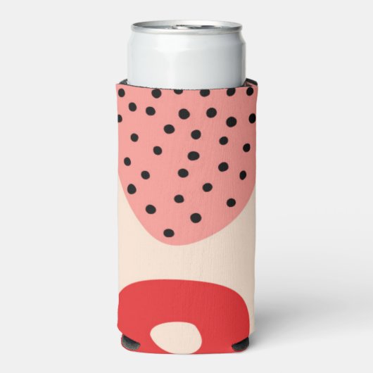 Zomer Strand Abstract Patroon Kleurrijke Regenboog Seltzer Blikjeskoeler (Seltzer Voorkant)