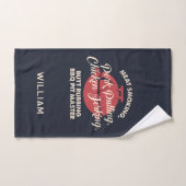 Zomer Strand BBQ Pit Master Vader Op Maat Handdoek (Handdoek)