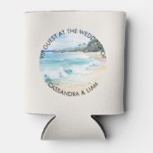 Zomer Strand Bestemming Bruiloft VIP Gast Blikjeskoeler (Voorkant)