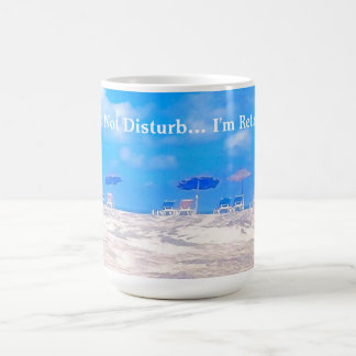 Zomer Strand Blauw Wit Pensioen Gift Koffiemok