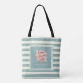Zomer strand boodschappentas vakantie stad naam tote bag (Achterkant)