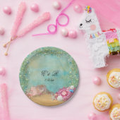 Zomer, Strand Bruiloft, Zeeschelpen, Papieren Bord (Feest)