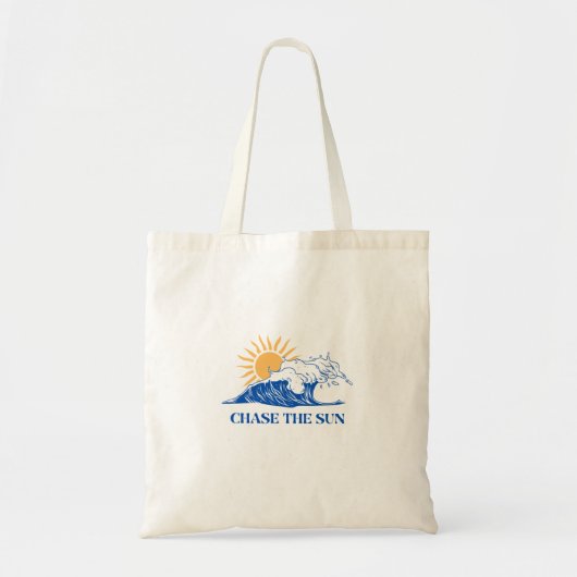 Zomer strand canvas tas (Voorkant)