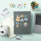 Zomer Strand Mode en Accessoires Sticker (iPad Cover)