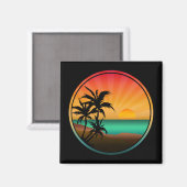 ZOMER STRAND NATUUR MAGNEET (Voorkant / Achterkant)