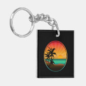 ZOMER STRAND NATUUR SLEUTELHANGER (Voorkant Links)