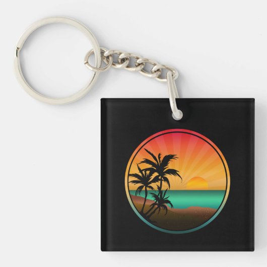 ZOMER STRAND NATUUR SLEUTELHANGER (Voorkant)