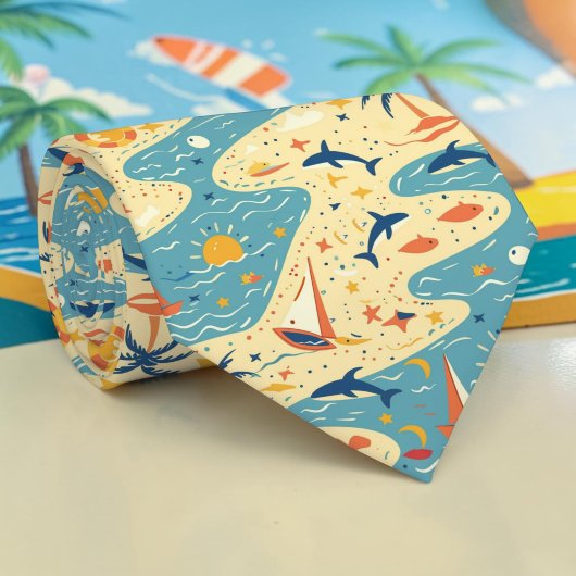 Zomer strand nekband tie stropdas