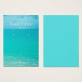 Zomer Strand Oorbel Display Visitekaartje (Voorkant /achterkant)