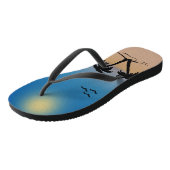 Zomer Strand Palmbomen Teenslippers (Schuin)