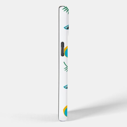 Zomer Strand Patroon IPhone 15 Hoesje (Achterkant / Rechts)