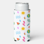 Zomer Strand Patroon Koeler (Seltzer Voorkant)