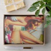  Zomer Strand Pin Up Tissuepapier (Geschenk)