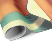 Zomer Strand Pin Ups Cadeaupapier (Rol Hoek)