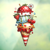 Zomer strand raam sticker (Vel 3)