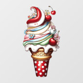 Zomer strand raam sticker (Vel)
