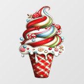 Zomer strand raam sticker (Vel)