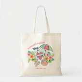 Zomer Strand Scène Bachelorette Weekend Tote Bag (Voorkant)