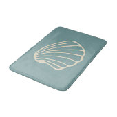 Zomer Strand Schelp Zee Badkamer Vloerkleed Badmat (Gekanteld)