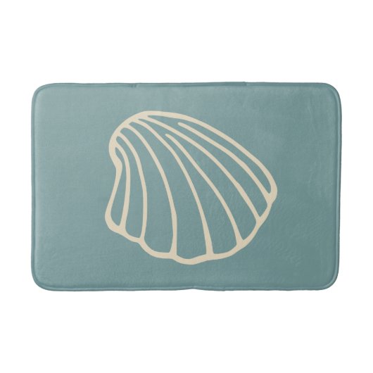 Zomer Strand Schelp Zee Badkamer Vloerkleed Badmat (Voorkant)