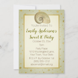 Zomer Strand Seashell Rustiek Hout Zoet 16 Kaart