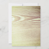 Zomer Strand Seashell Rustiek Hout Zoet 16 Kaart (Achterkant)