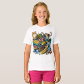 Zomer strand tas ontwerp t-shirt (Voorkant volledig)