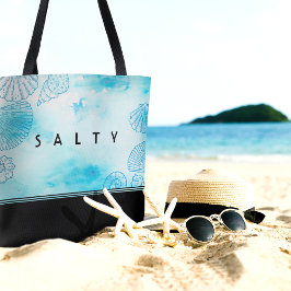 Zomer strand thema vakantie oceaan tote bag