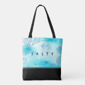 Zomer strand thema vakantie oceaan tote bag (Achterkant)