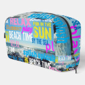 Zomer Strand Tijd Plezier Toilettasje (Rechterhoek)