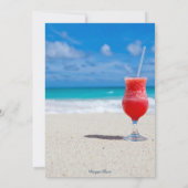 Zomer Strand Tropisch Zoet 16 Verjaardag Kaart (Achterkant)