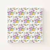 Zomer strand vakantie doedels gepersonaliseerde va notitieboek (Achterkant)