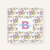 Zomer strand vakantie doedels gepersonaliseerde va notitieboek (Voorkant)