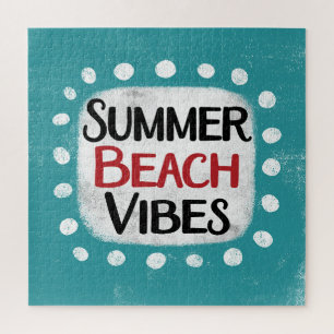 Zomer Strand Vibes Jigsaw Puzzel