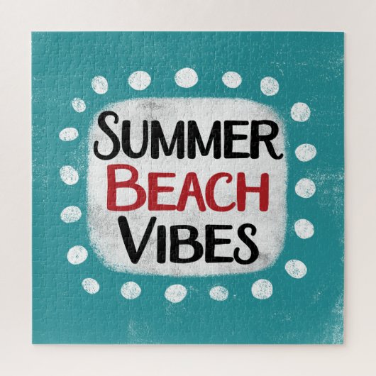Zomer Strand Vibes Jigsaw Puzzel (Verticaal)