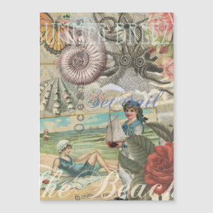 zomer strand vintage octopus antiek zeilen