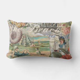 zomer strand vintage octopus antiek zeilen kussen