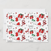 Zomer Strand Vrolijke Kerstmis Foto Feestdagenkaart (Achterkant)