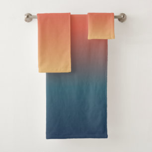 Zomer Strand Zonsopgang Kleur Bad Handdoek