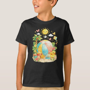 Zomer strandbal avontuur kids T-shirt Cute Tr