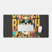 Zomer strandhond vakantie vector bureaumat (Keyboard & Muis)