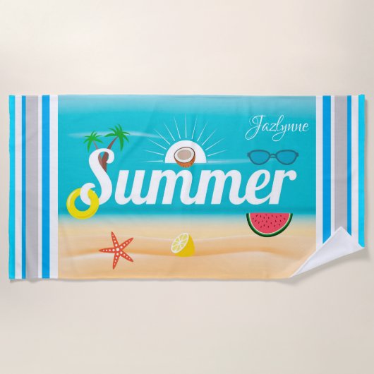 zomer strandlaken (Voorkant)