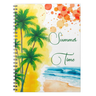 “Zomer” strandontwerp Notitieboek