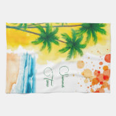 “Zomer” strandontwerp Theedoek (Horizontaal)