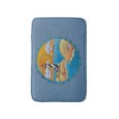 Zomer-strandsport kust badmat (Voorkant Verticaal)