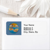 Zomer-strandsport kust etiket (Insitu)