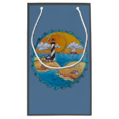 Zomer-strandsport kust klein cadeauzakje (Achterkant)